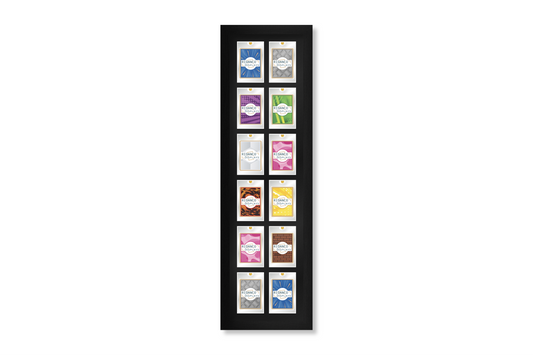 12 (6 rows of 2) Magnetic (One-Touch) Cases Frame | Black