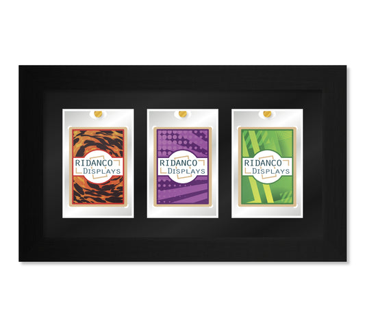 3 (1x3 Layout) Magnetic (One-Touch) Cases Frame | Black