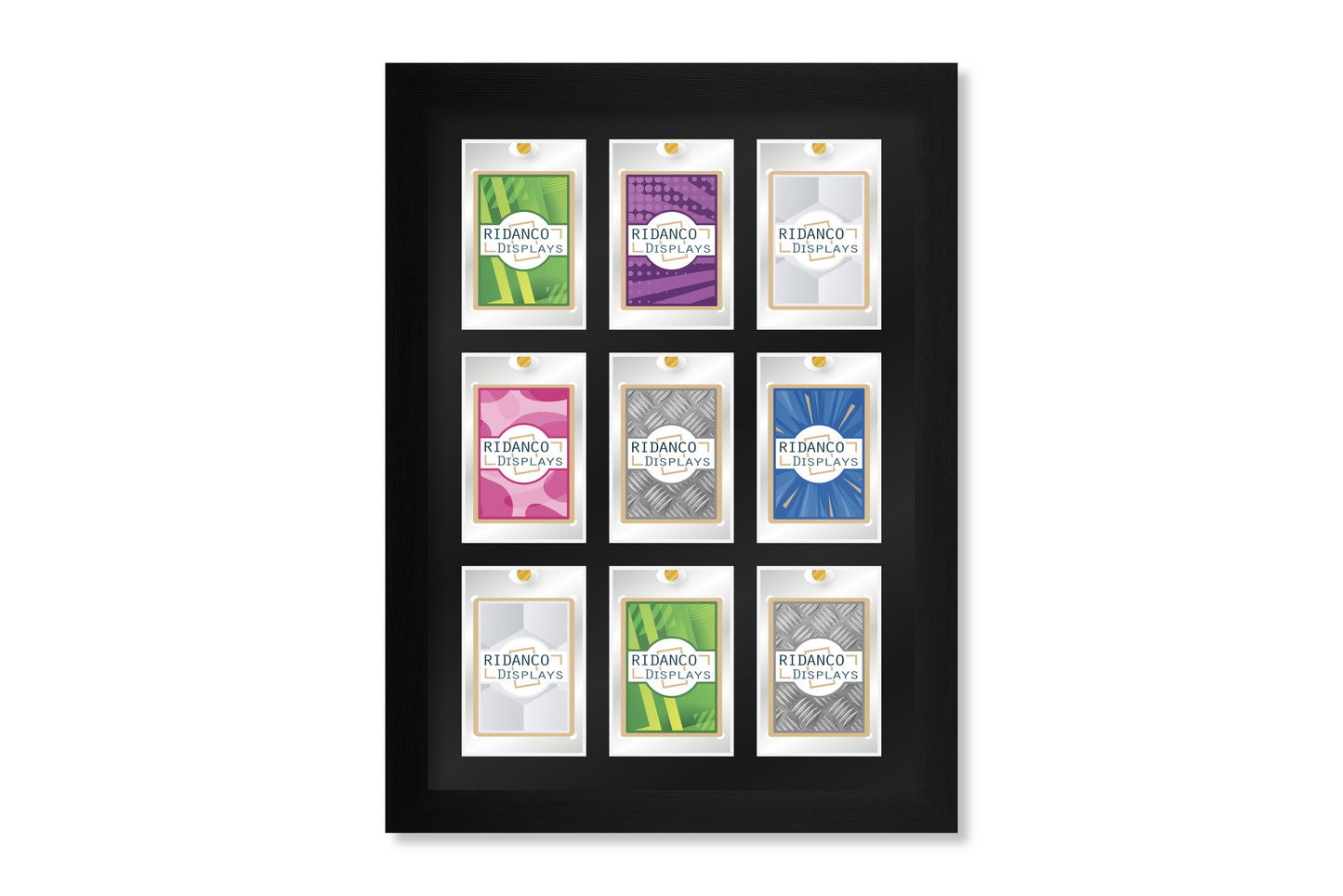 9 Magnetic (One-Touch) Cases Frame | Black