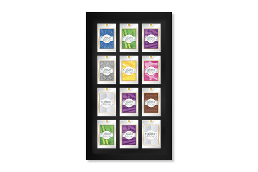 12 (4 rows of 3) Magnetic (One-Touch) Cases Frame | Black