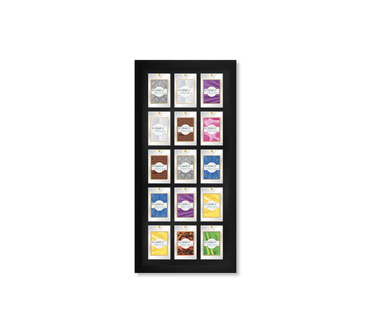 15 (5 rows of 3) Magnetic (One-Touch) Cases Frame | Black