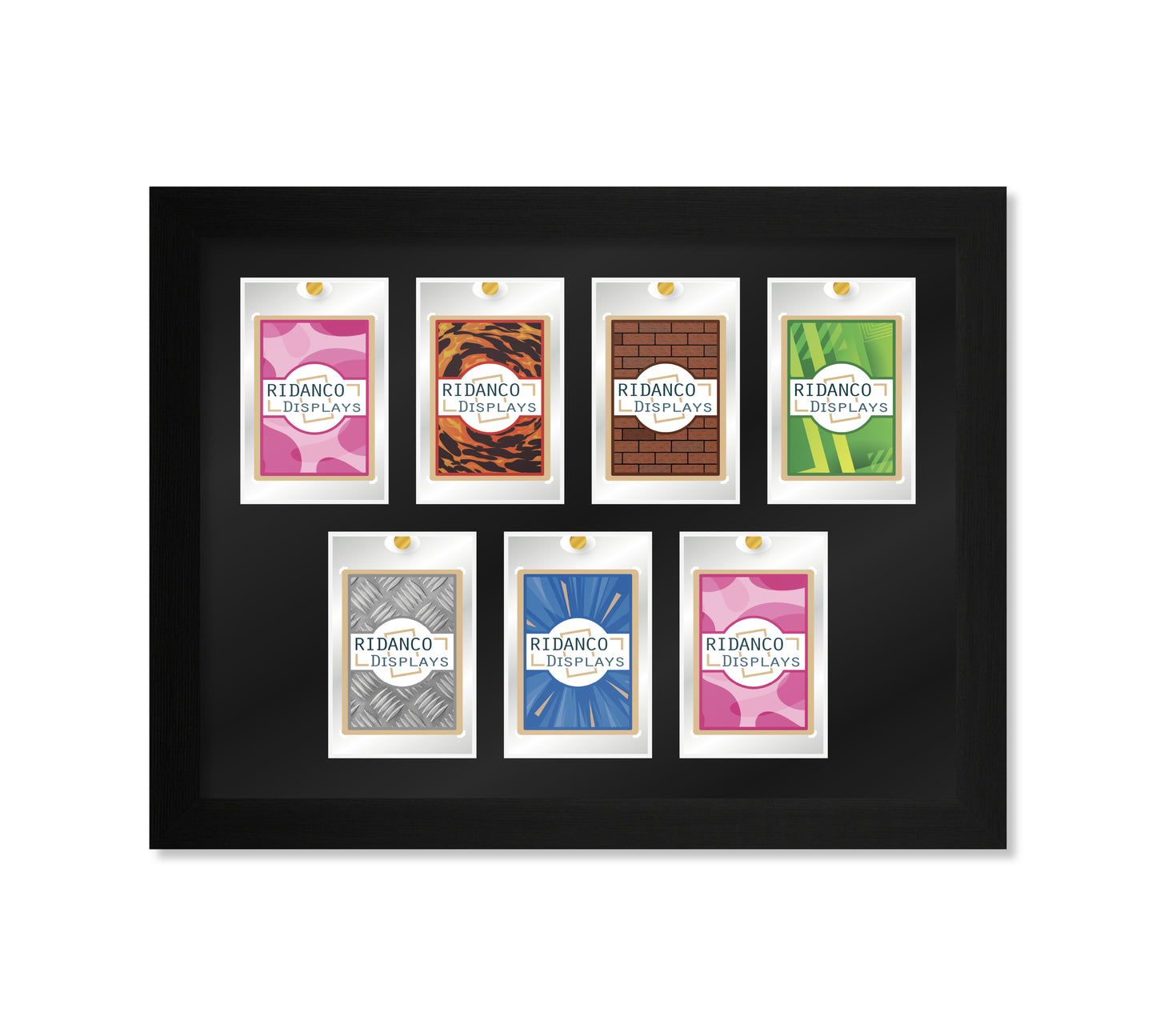 7 (3+4 / 4+3) Magnetic (One-Touch) Cases Frame | Black