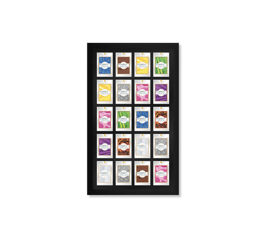 20 (5 rows of 4) Magnetic (One-Touch) Cases Frame | Black