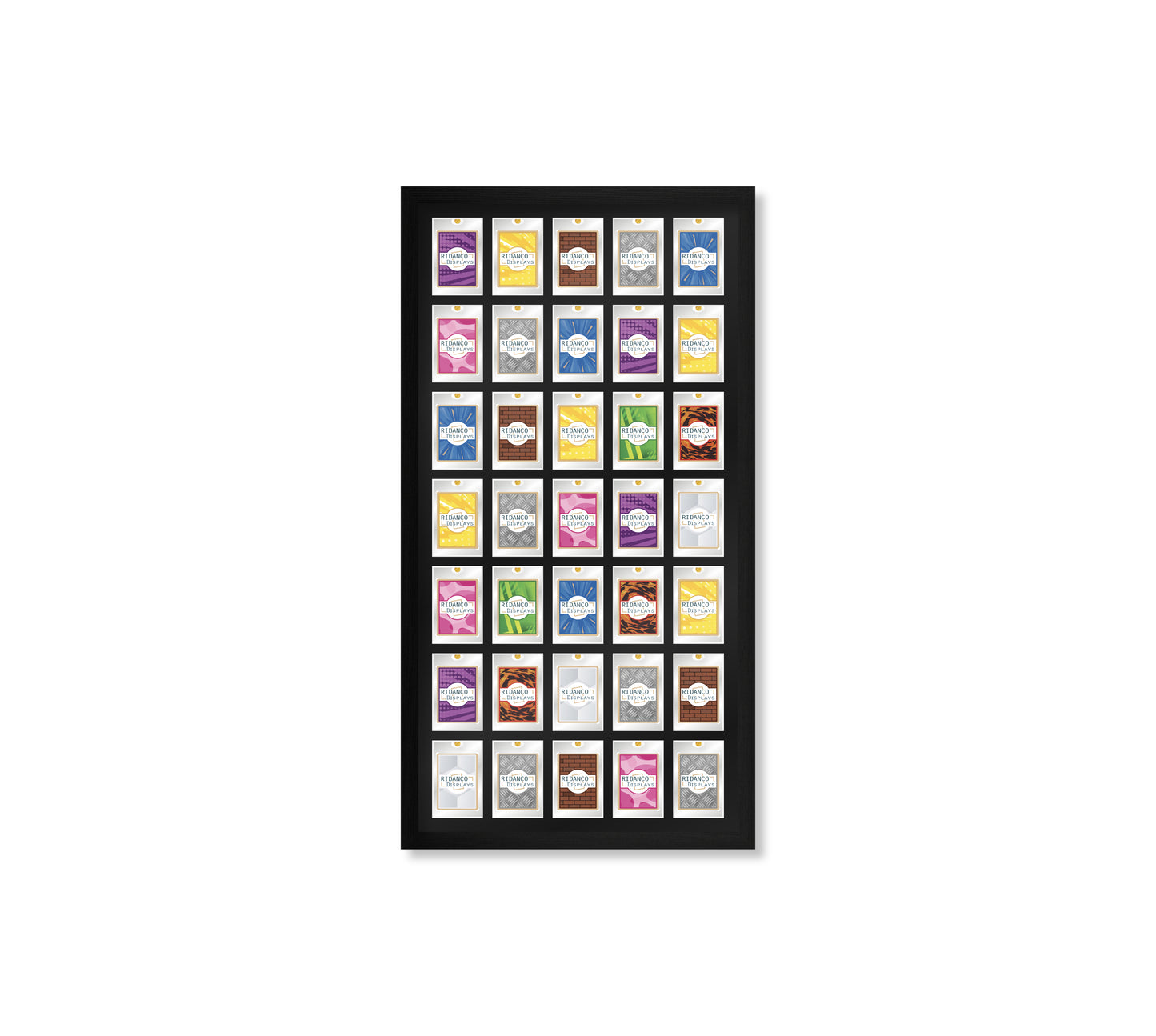 35 (5x7) Magnetic (One-Touch) Cases Frame | Black