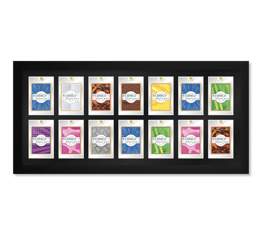 14 (2 rows of 7) Magnetic (One-Touch) Cases Frame | Black