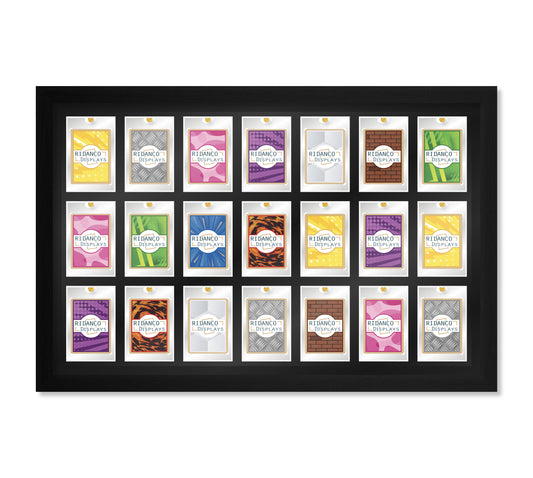 21 (7x3) Magnetic (One-Touch) Cases Frame | Black