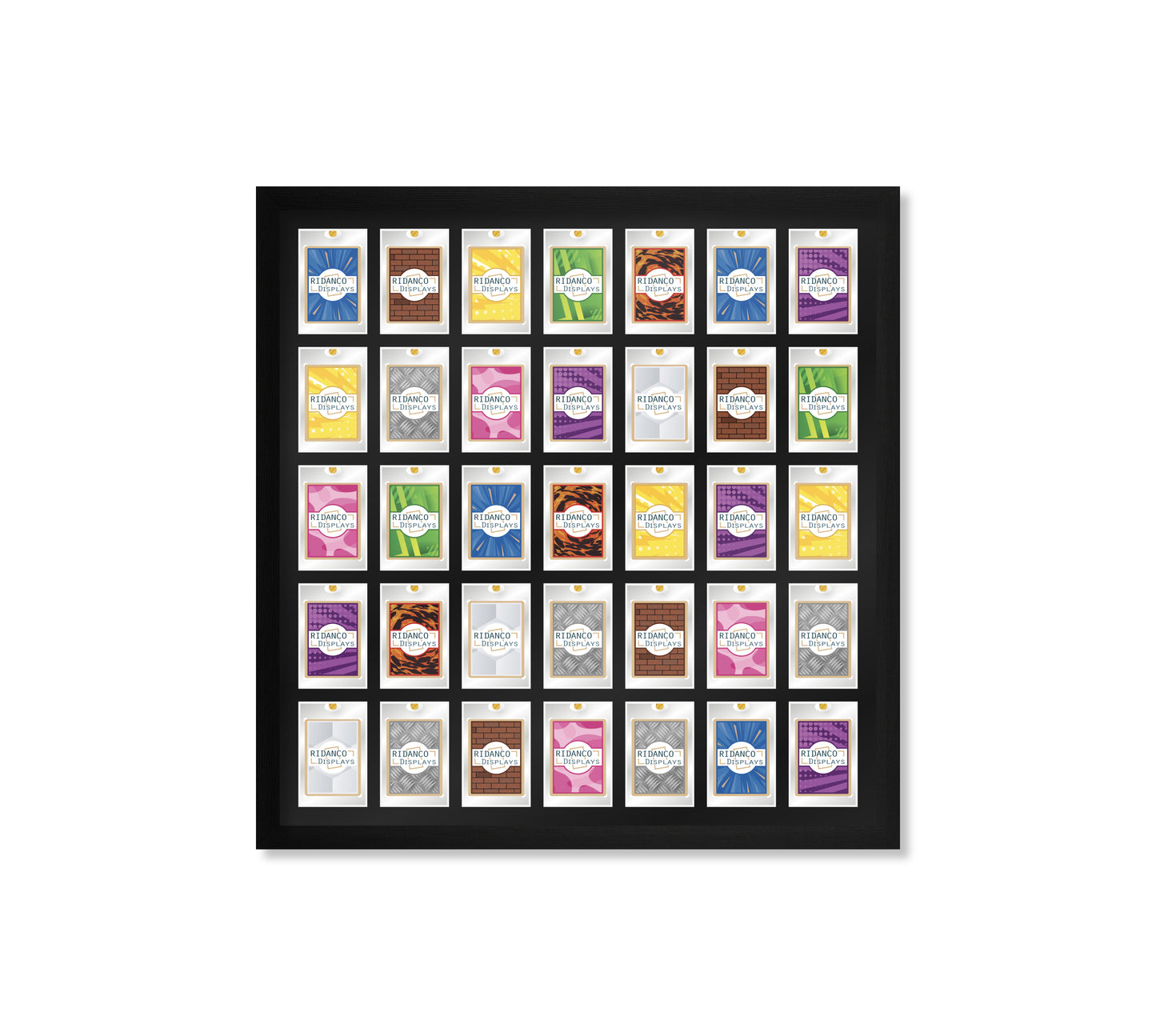 35 (7x5) Magnetic (One-Touch) Cases Frame | Black