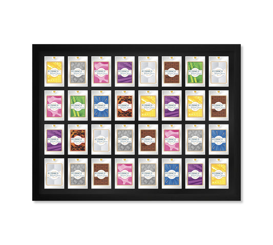 32 (8x4) Magnetic (One-Touch) Cases Frame | Black