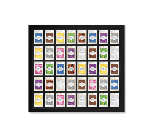 40 (8x5) Magnetic (One-Touch) Cases Frame | Black