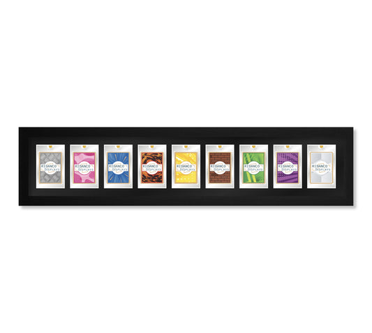 9 (1 row of 9) Magnetic (One-Touch) Cases Frame | Black