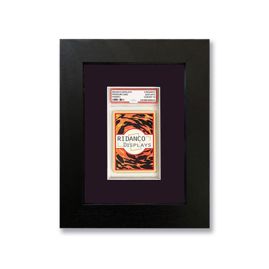 Black 1 Graded Card Slab Frame | 33x30mm 'Showpiece'