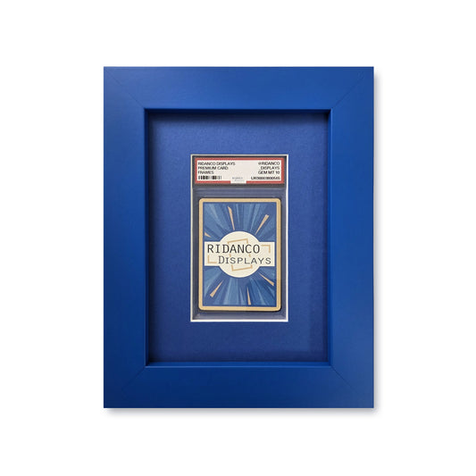 Royal Blue 1 Graded Card Slab Frame | 33x30mm 'Showpiece'