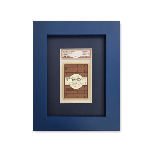 Dark Blue 1 Graded Card Slab Frame | 33x30mm 'Showpiece'