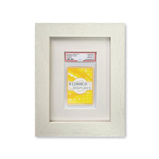 White 1 Graded Card Slab Frame | 33x30mm 'Showpiece'