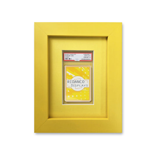 Yellow 1 Graded Card Slab Frame | 33x30mm 'Showpiece'
