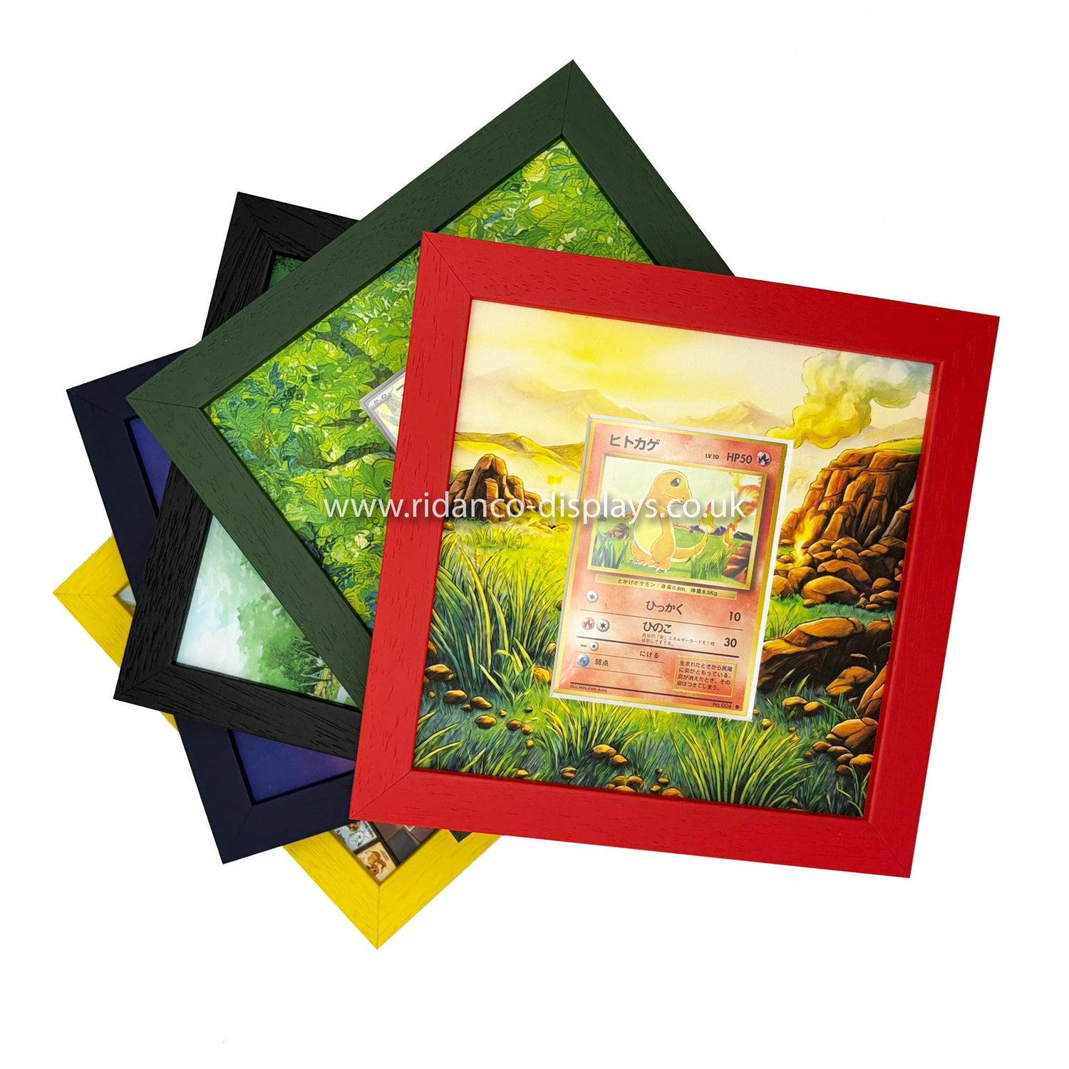 pokemon card frame 3 Acrylic Trading Frames for Cards - Display Suitable for Wall and Desktop 3 card top loader frame
