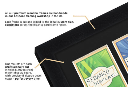 6 Raw Trading Card Display Frame | Black