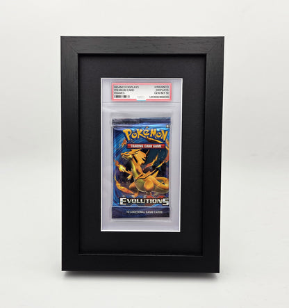 1 Graded Booster Pack Display Frame | Black, 21x32mm (new sizing)