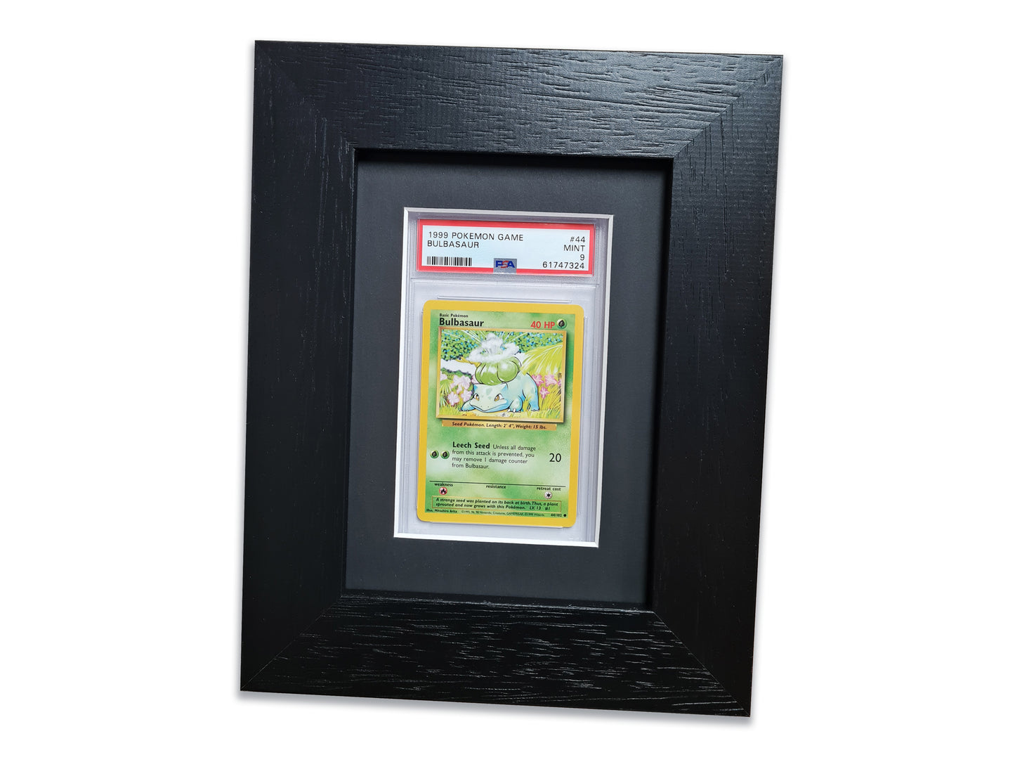 1 Graded Trading Card Slab Frame | Black, 39x29mm