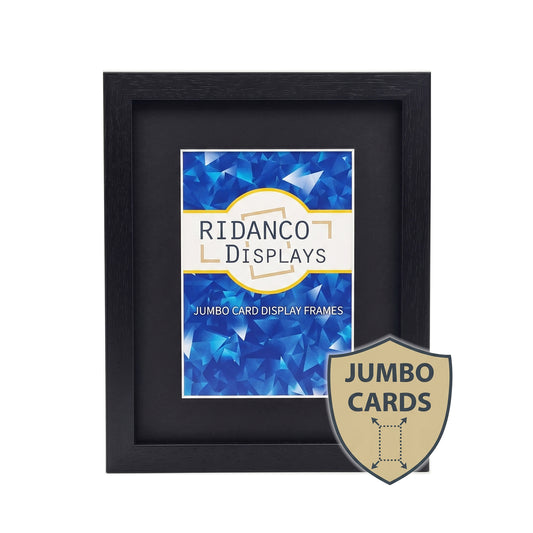 1 Jumbo (Oversize Card) Display Frame | Black 30x20mm