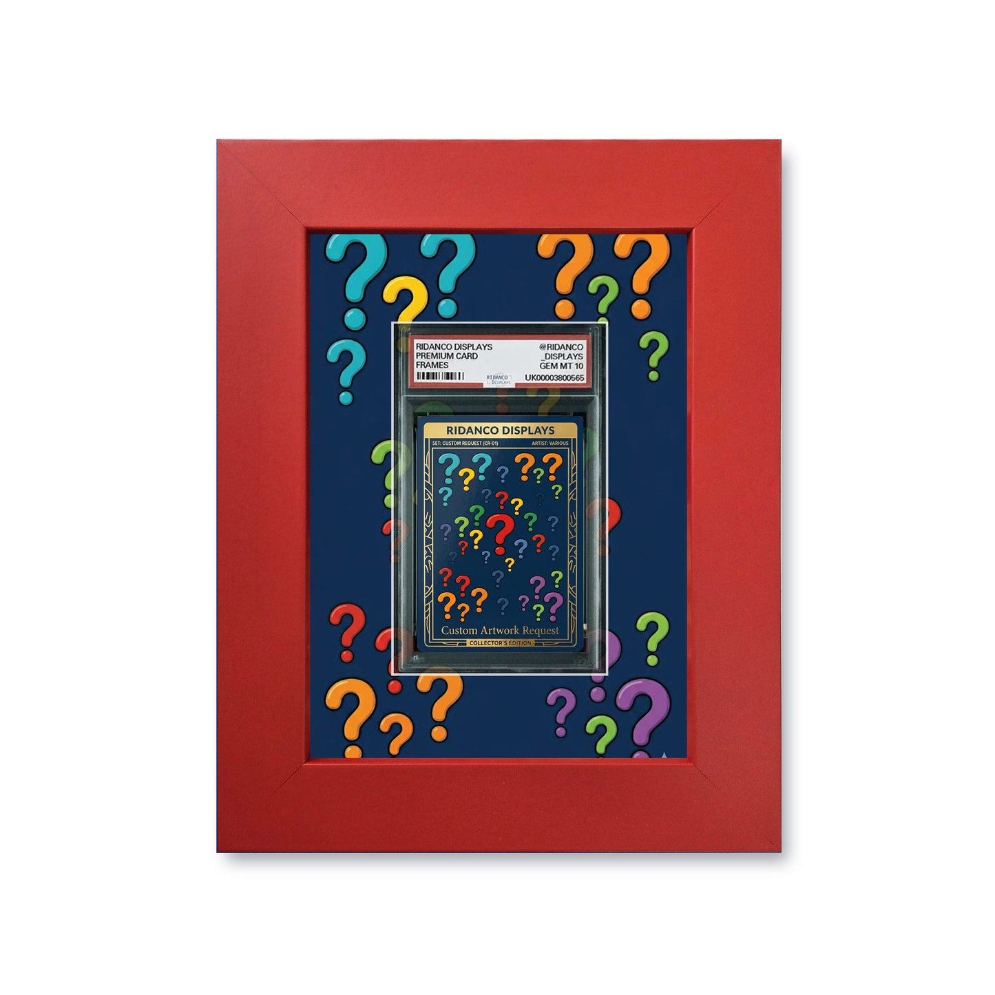 Custom Design Request 1 Graded Card Slab Frame | 33x30mm 'Showpiece'