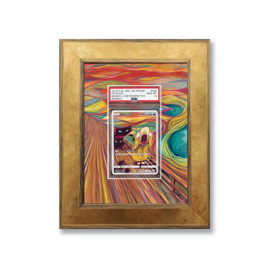 Psyduck Scream Munch Promo 1 Graded Card Slab Frame | 33x30mm 'Showpiece'