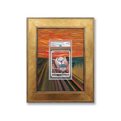 Rowlet Scream Munch Promo 1 Graded Card Slab Frame | 33x30mm 'Showpiece'