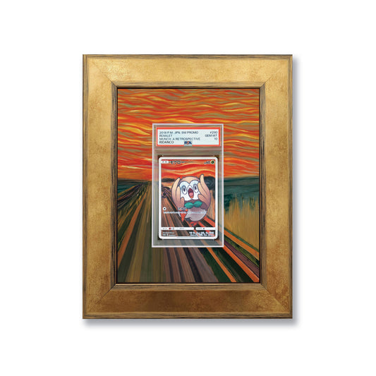Rowlet Scream Munch Promo 1 Graded Card Slab Frame | 33x30mm 'Showpiece'