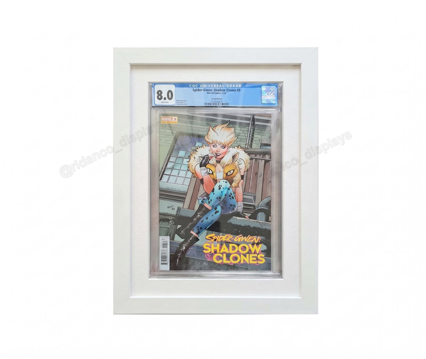 1 CGC Graded Comic Book Frame | White