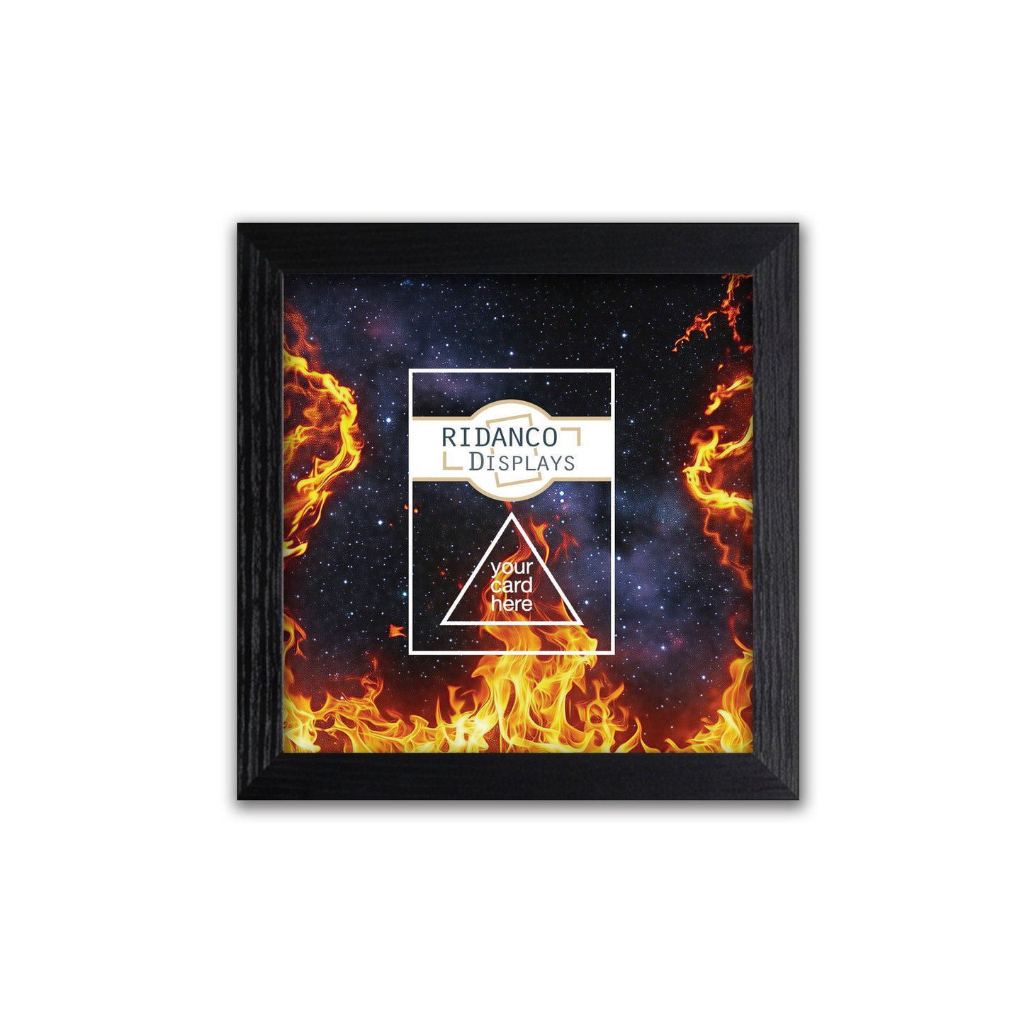 Arcanine 017 Mysterious Mountains Raw Card Frame | 20mm 'Showpiece Raw'