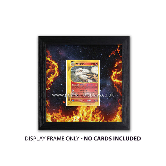 Arcanine 017 Mysterious Mountains Raw Card Frame | 20mm 'Showpiece Raw'