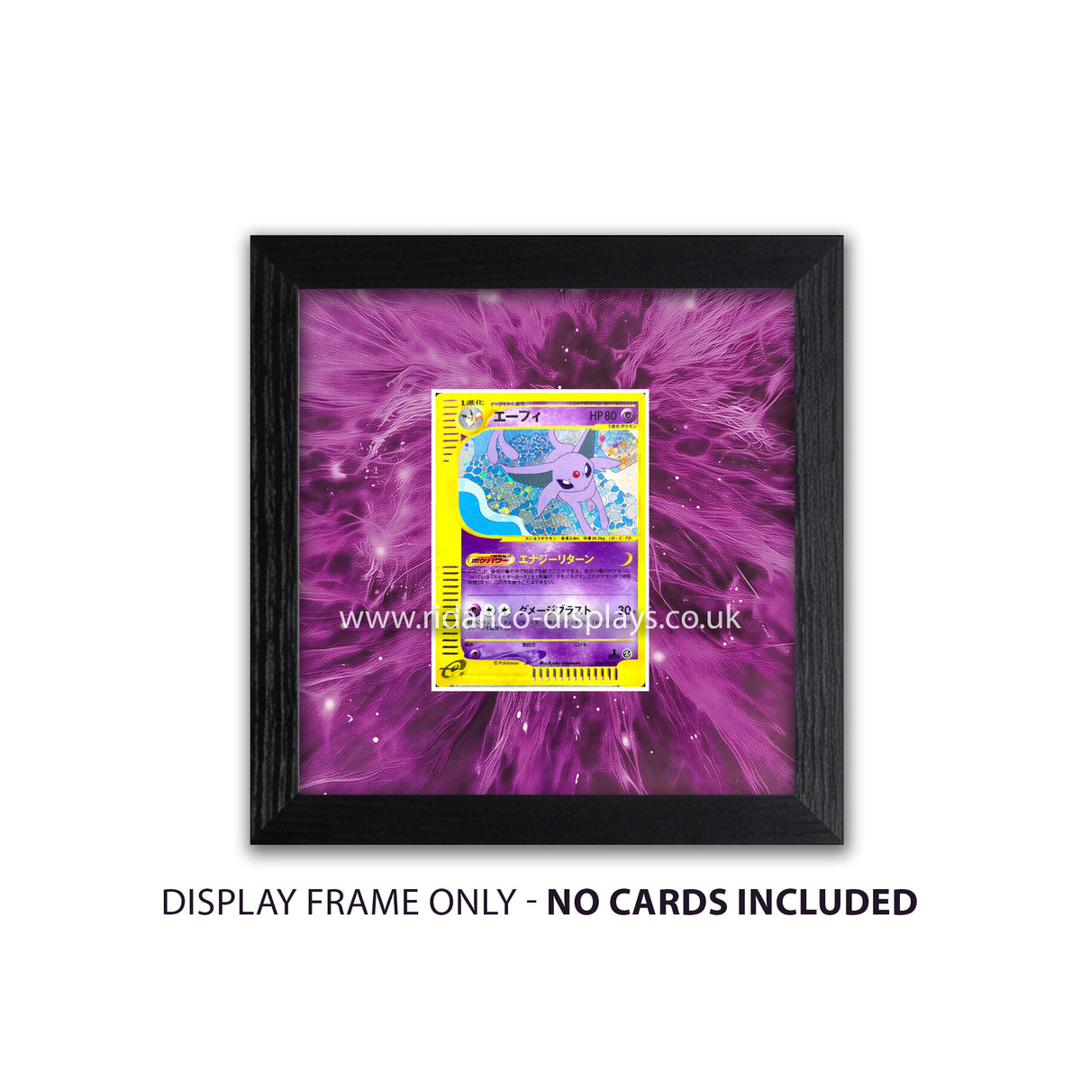 Espeon 046 Town On No Map Raw Card Frame | 20mm 'Showpiece Raw'