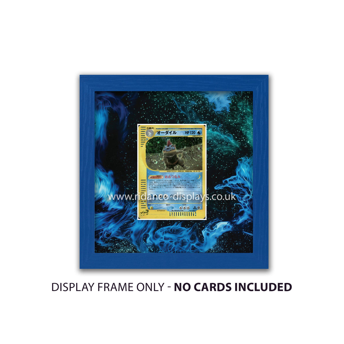 Feraligatr 112/128 Raw Card Frame | 20mm 'Showpiece Raw'