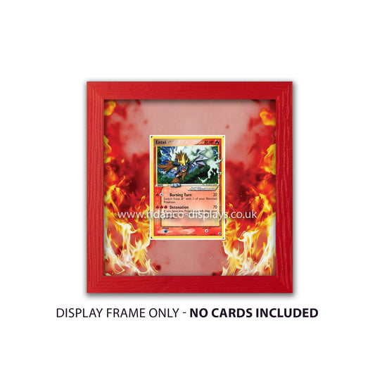Gold Star Entei Raw Card Frame | 20mm 'Showpiece Raw'