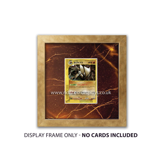 Kabutops 058 Split Earth Raw Card Frame | 20mm 'Showpiece Raw'