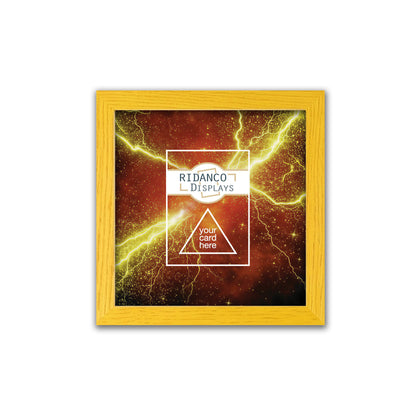 Ampharos With Orange Raw Card Frame | 20mm 'Showpiece Raw'