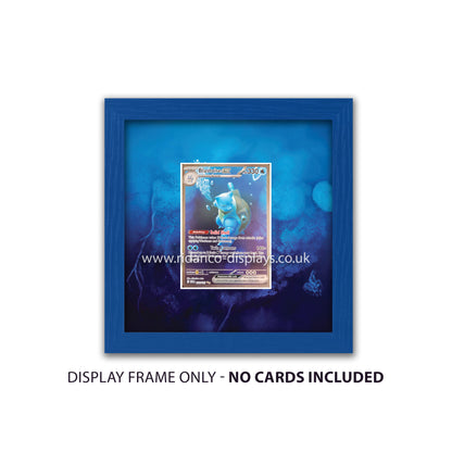 Blastoise 151 Raw Card Frame | 20mm 'Showpiece Raw'