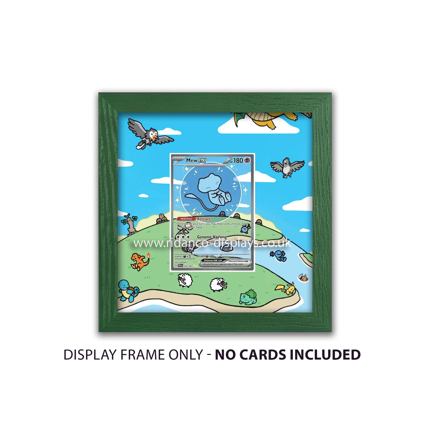 Bubble Mew Raw Card Frame | 20mm 'Showpiece Raw'