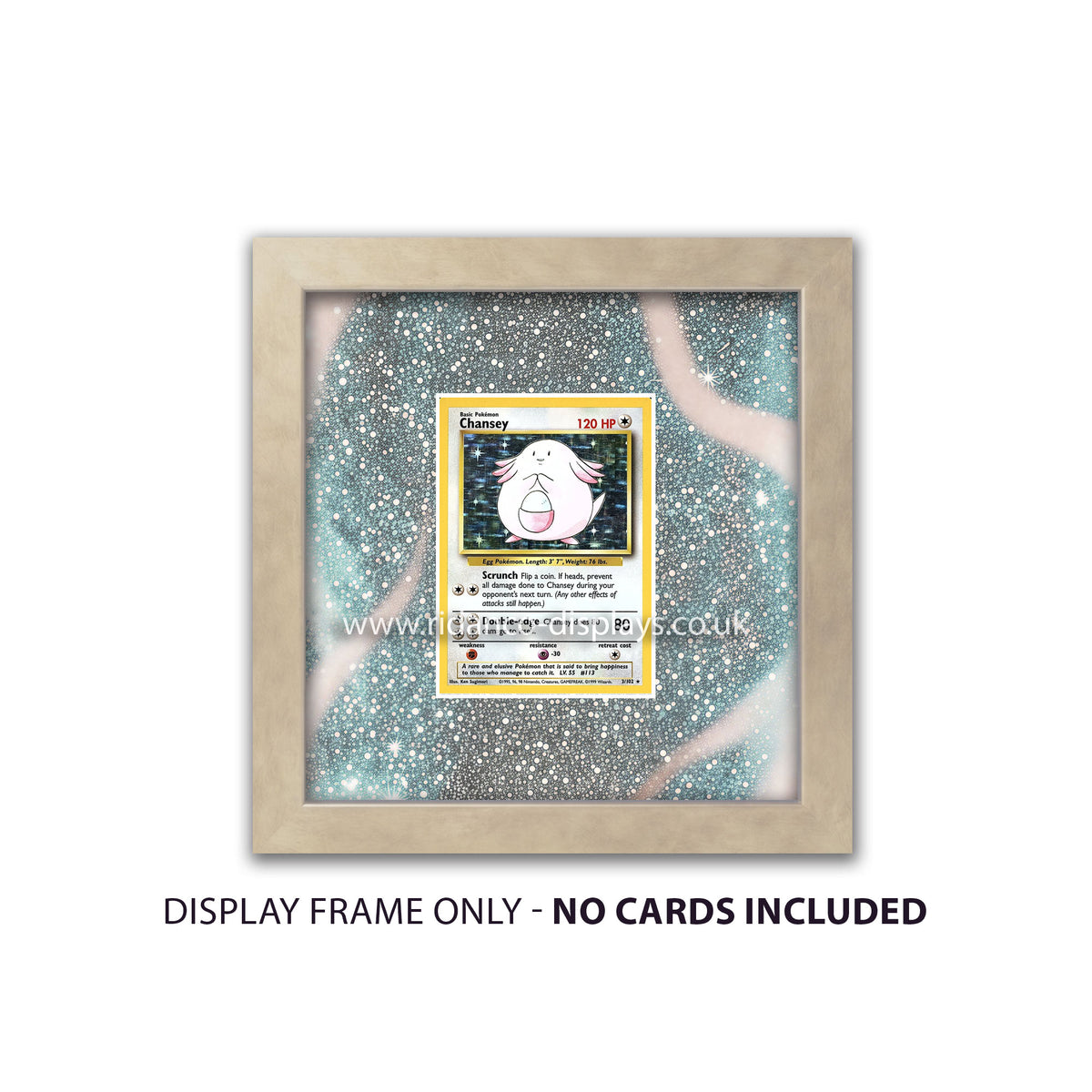 Chansey Base Set Raw Card Frame | 20mm 'Showpiece Raw'