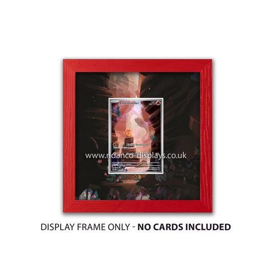 Charmander 151 Raw Card Frame | 20mm 'Showpiece Raw'