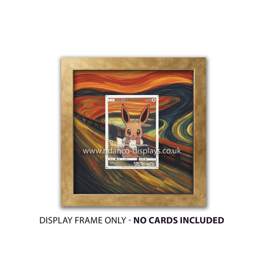 Eevee Munch Raw Card Frame | 20mm 'Showpiece Raw'