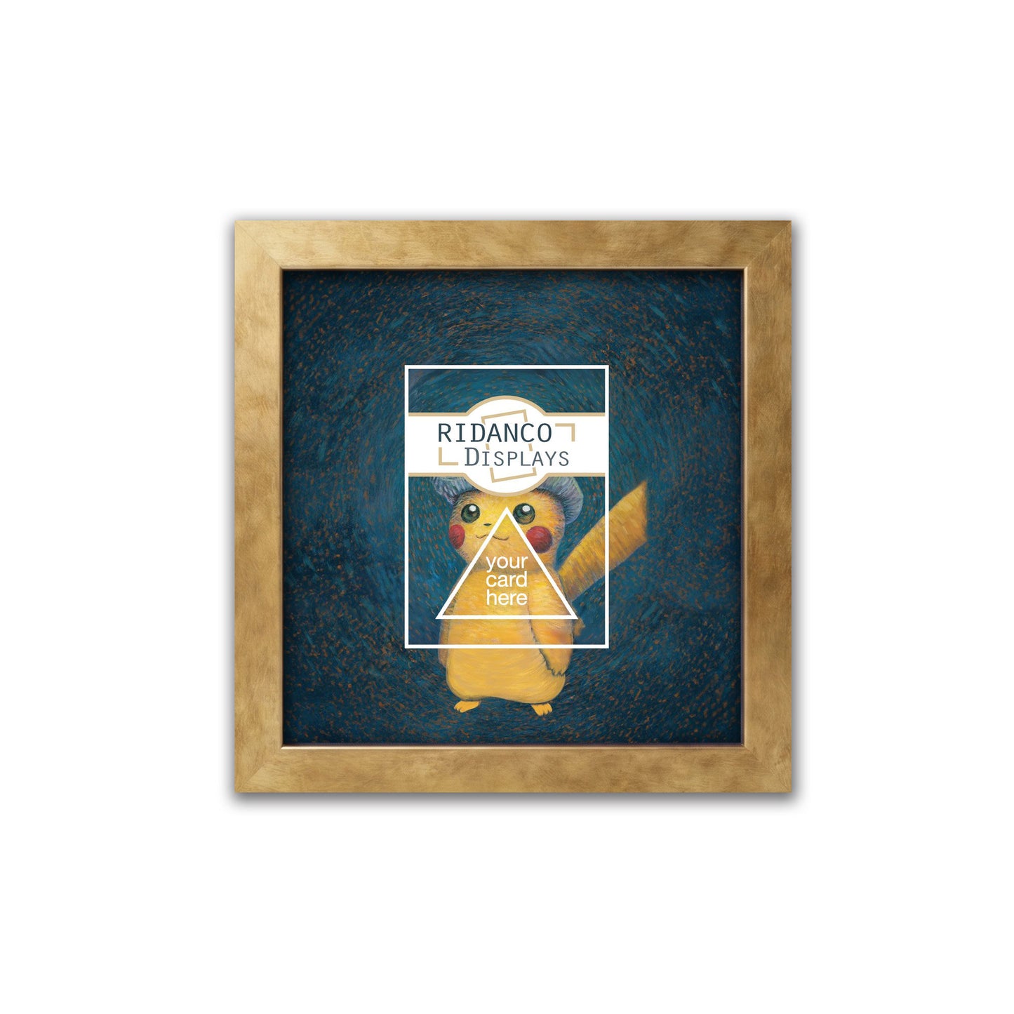 Felt Hat Pikachu Original Raw Card Frame | 20mm 'Showpiece Raw'