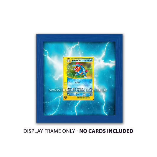 Feraligatr E Promo Raw Card Frame | 20mm 'Showpiece Raw'