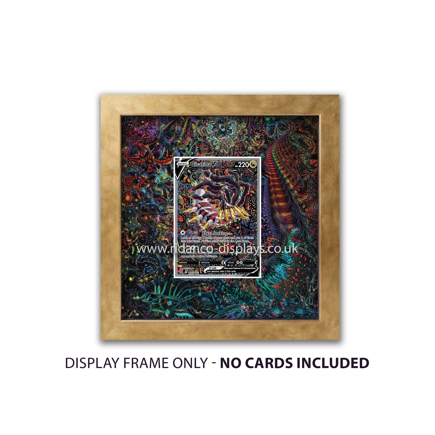 Giratina Vmax Lost Origin Raw Card Frame | 20mm 'Showpiece Raw'