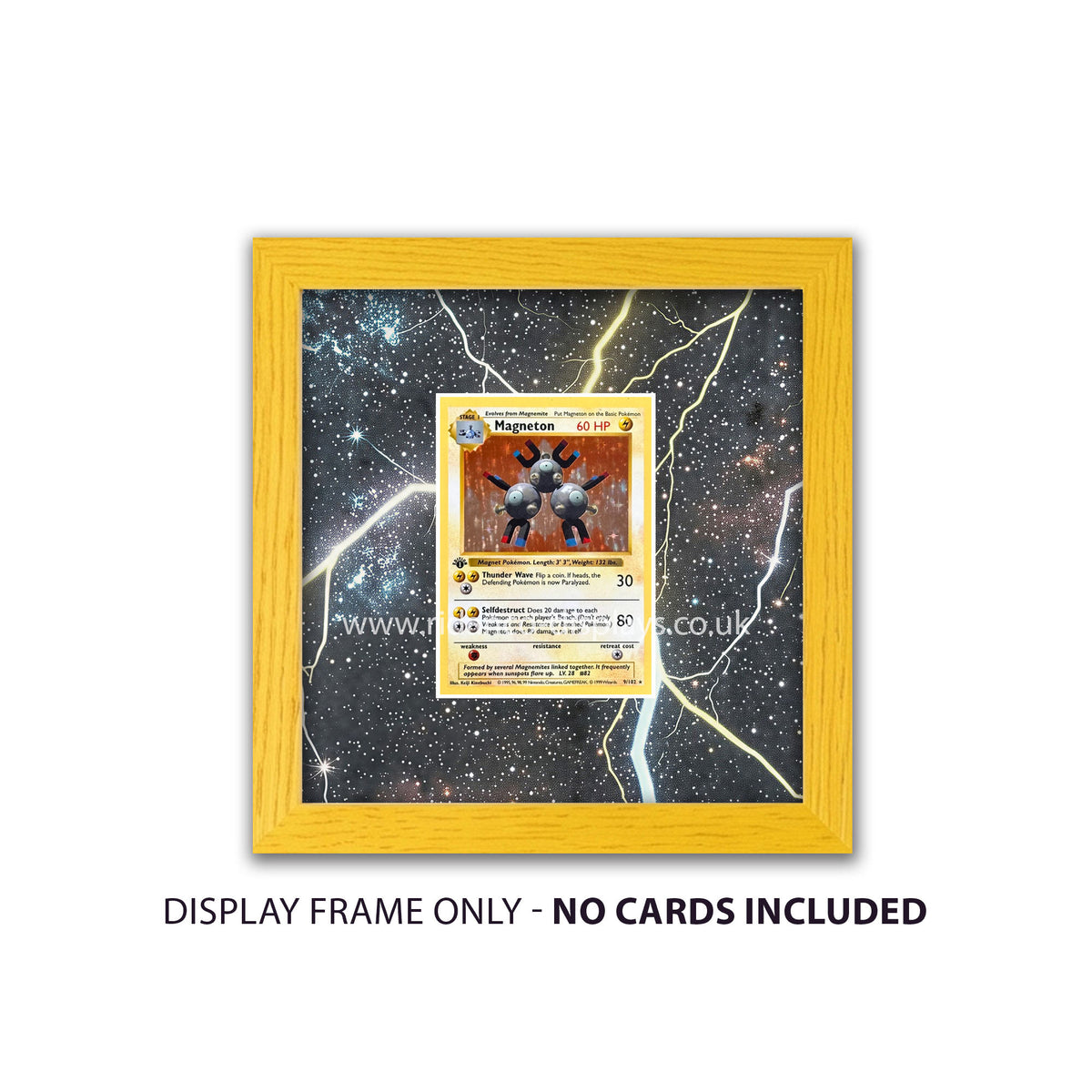 Magneton Base Set Raw Card Frame | 20mm 'Showpiece Raw'