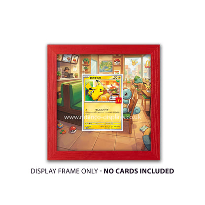 Mcdonalds Pikachu Extended Raw Card Frame | 20mm 'Showpiece Raw'