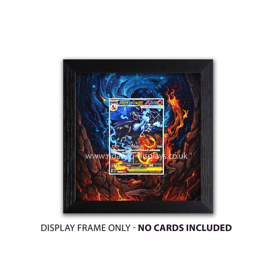 Mega Charizard X Ex Phantasmal Flames Raw Card Frame | 20mm 'Showpiece Raw'