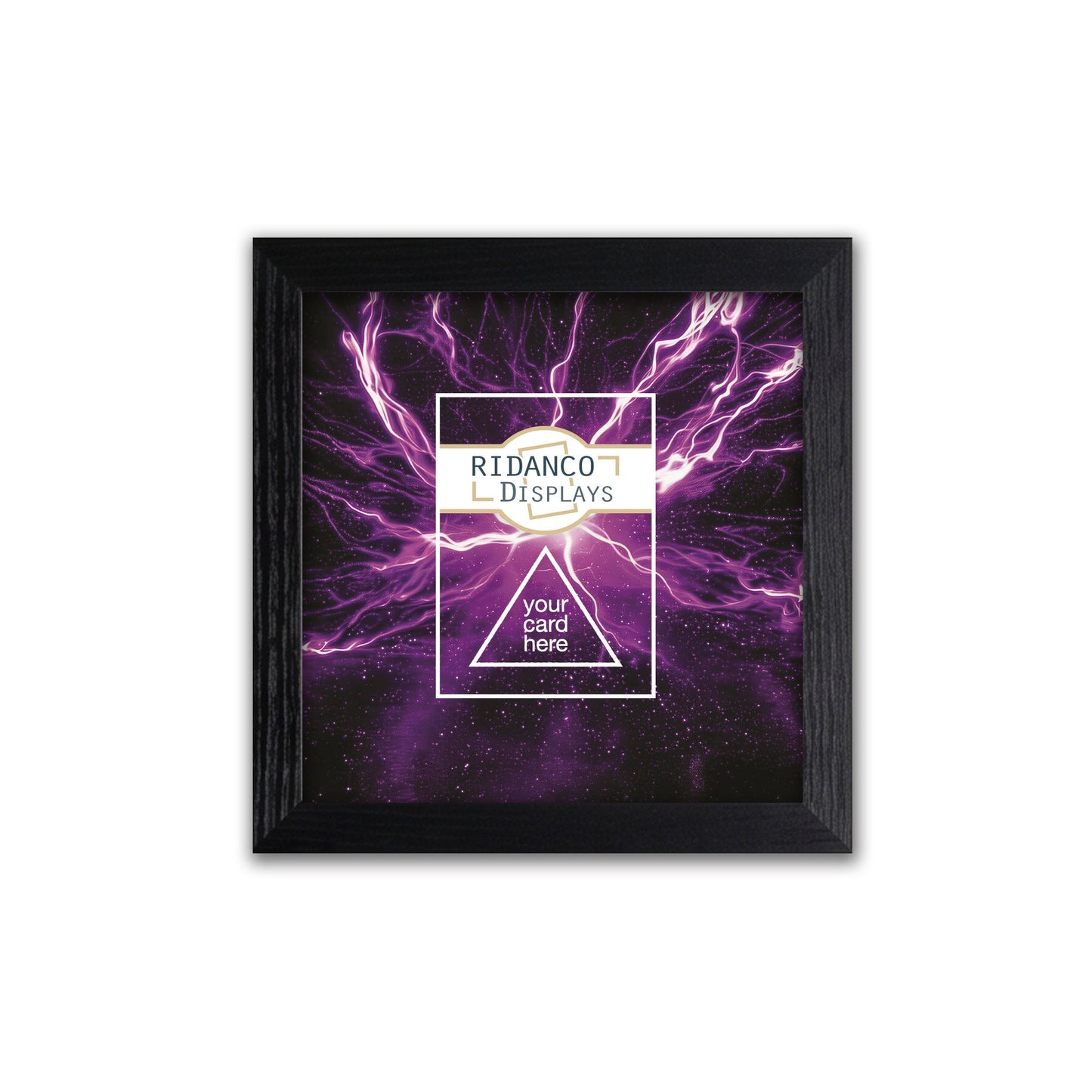 Mewtwo Gold Star Raw Card Frame | 20mm 'Showpiece Raw'