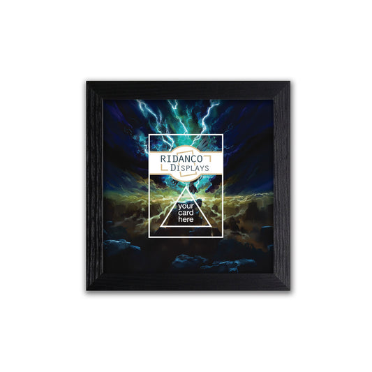 Zekrom Ex Raw Card Frame | 20mm 'Showpiece Raw'