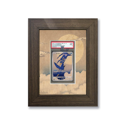 Stamp Box Cramorant Print 1 Graded Card Slab Frame | 33x30mm 'Showpiece'